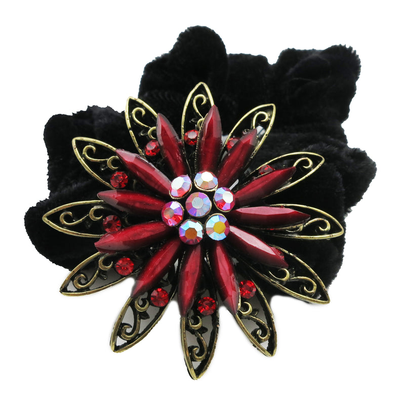 Colors Rhinestone Daisy12 Donut Hairband