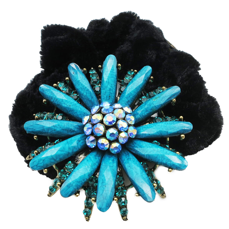 Colors Rhinestone Daisy Donut Hairband