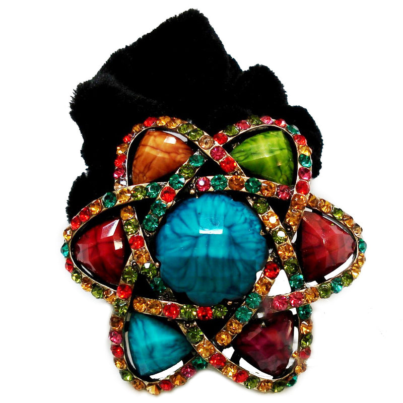 Colors Rhinestone Atomic Donut Hairband