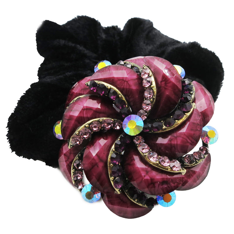 Colors Rhinestone Twist6 Donut Hairband