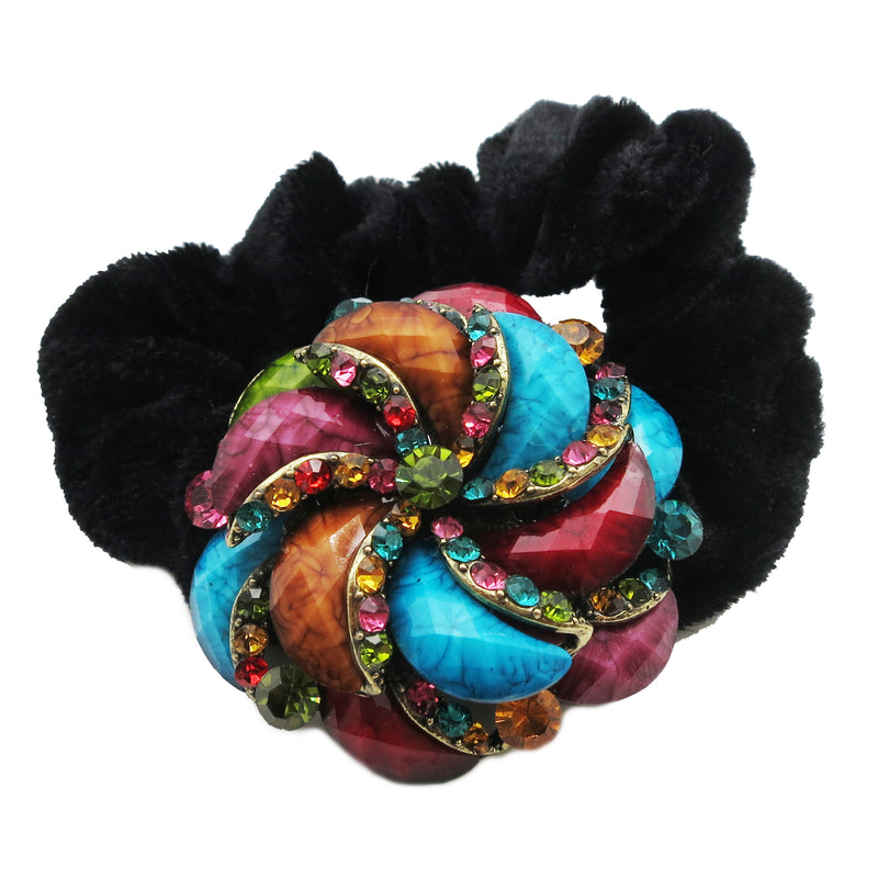 Colors Rhinestone Twist6 Donut Hairband