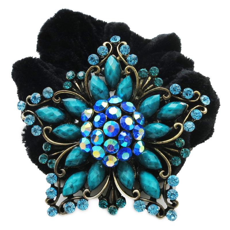 Colors Rhinestone 5-point star Donut Hairband