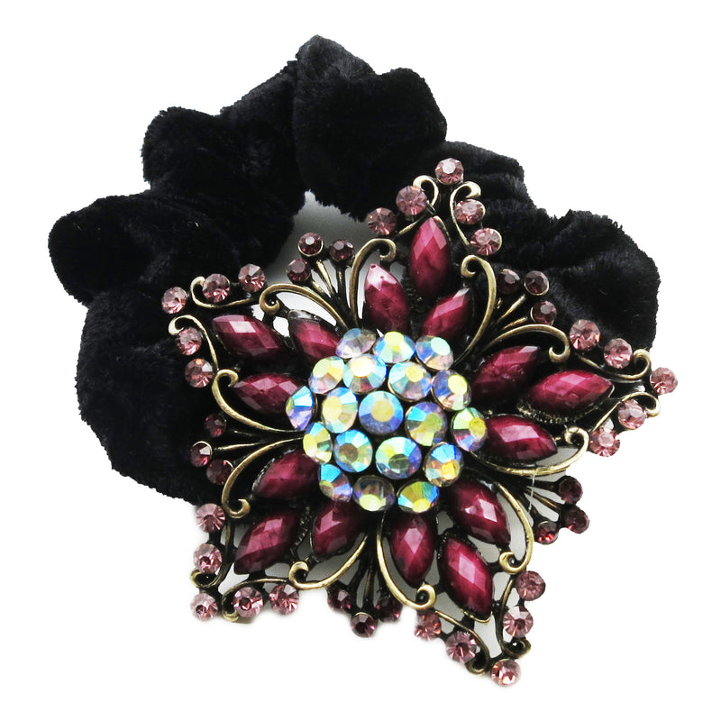 Colors Rhinestone 5-point star Donut Hairband