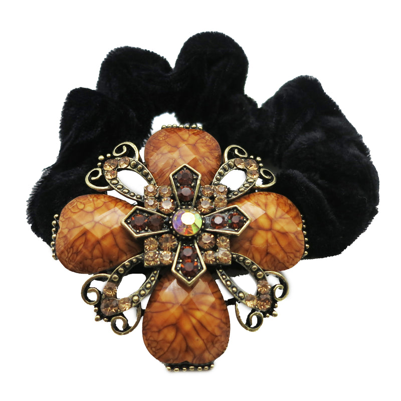 Colors Rhinestone Clover Donut Hairband