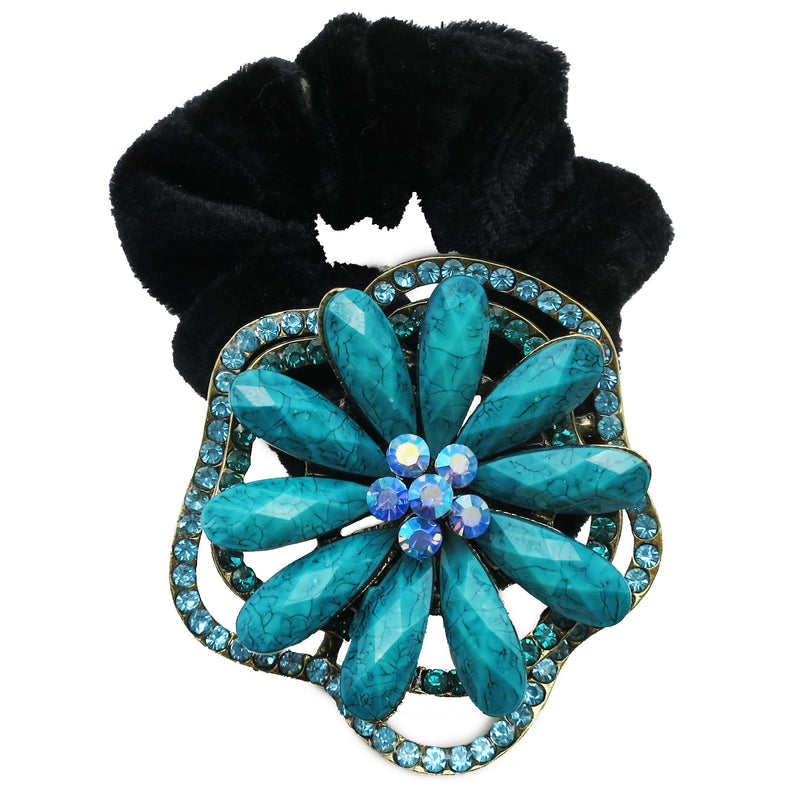 Colors Rhinestone Daisy10 Donut Hairband