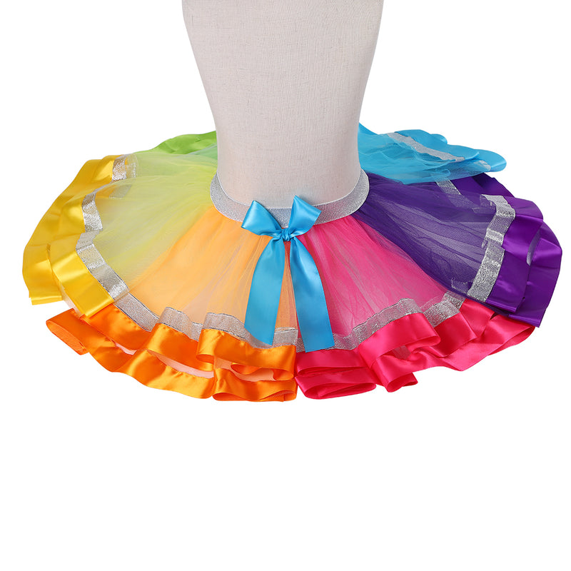 JoJo Siwa Colors Silver Trim Tutu Skirt