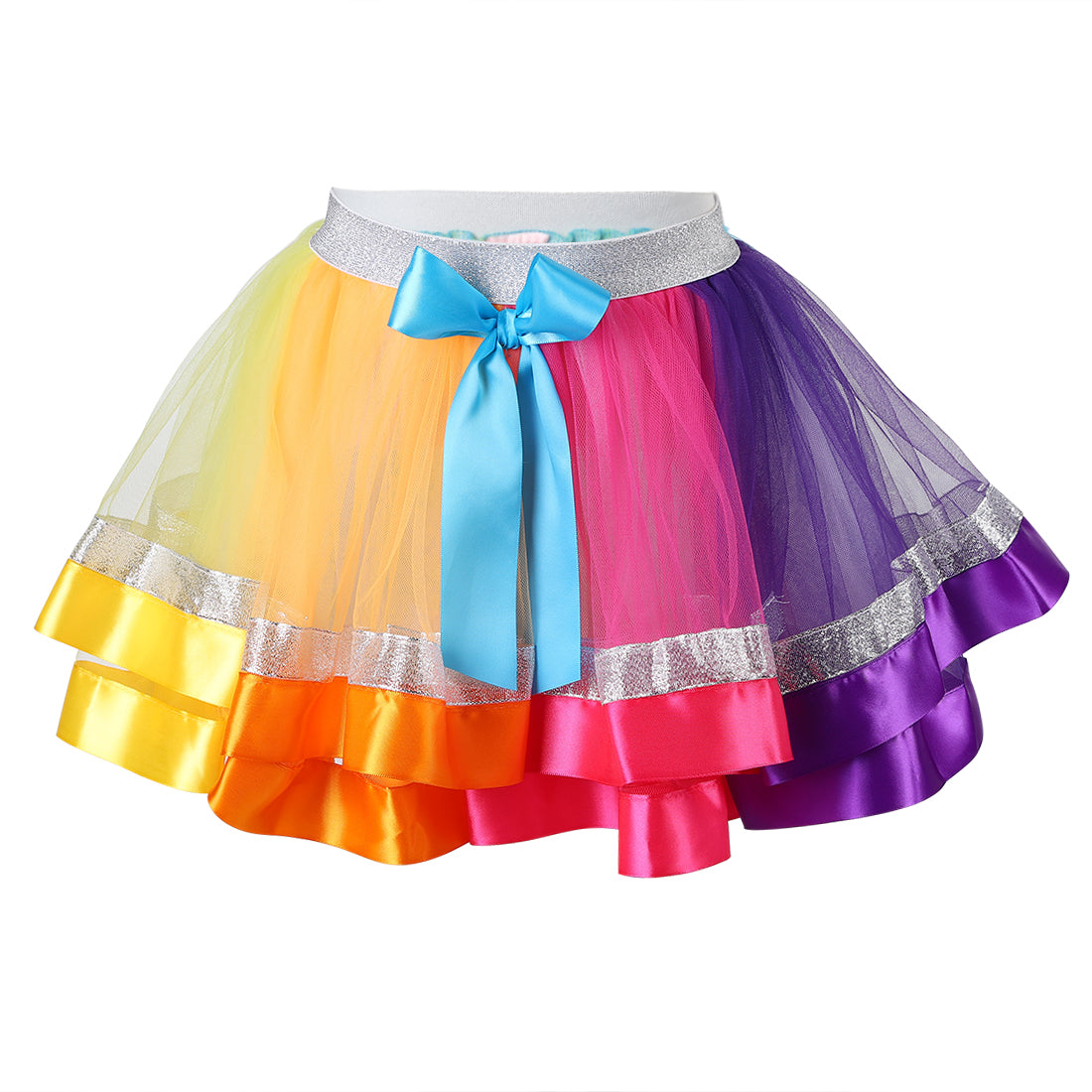 Gold Elastic Pink Tutu Skirt Wenchoice
