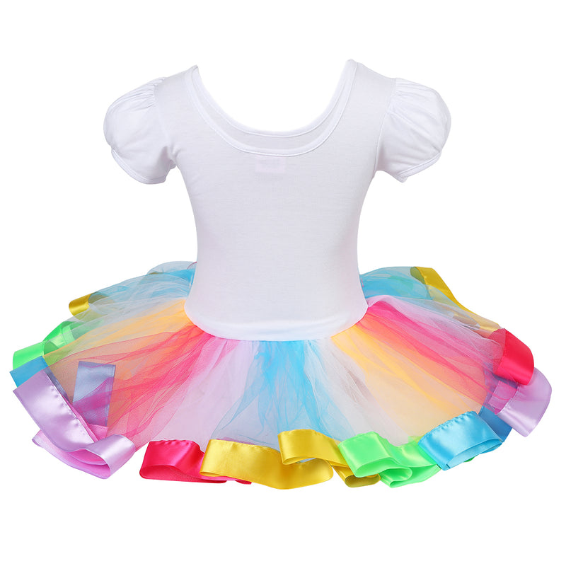 Unicorn Rainbow Sequins Ballet Dress