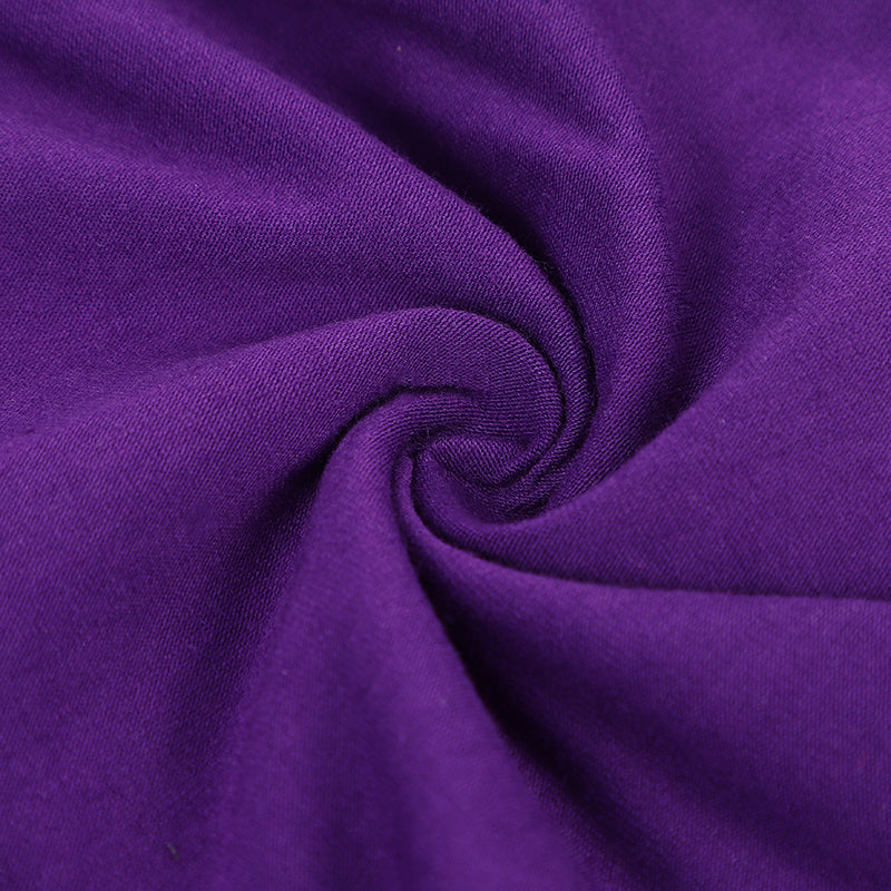 Purple Sequins Bow Shorts