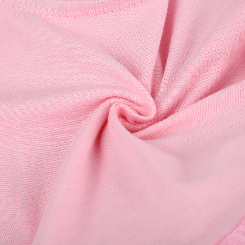 Pink Skirted 2 Layer Short Sleeve Leotard