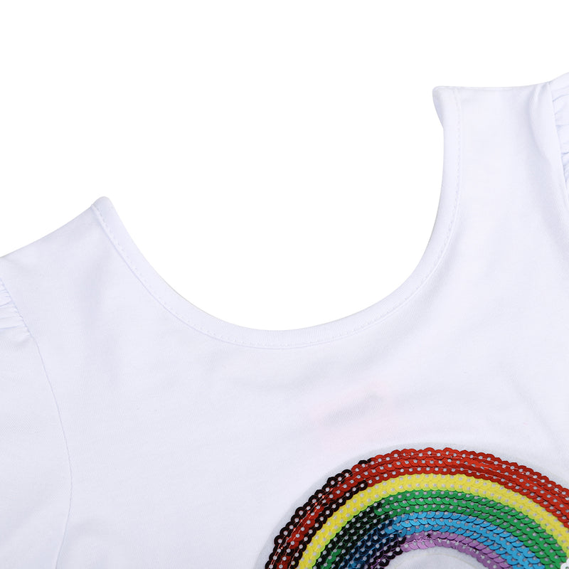 Unicorn Rainbow Sequins Ballet Dress