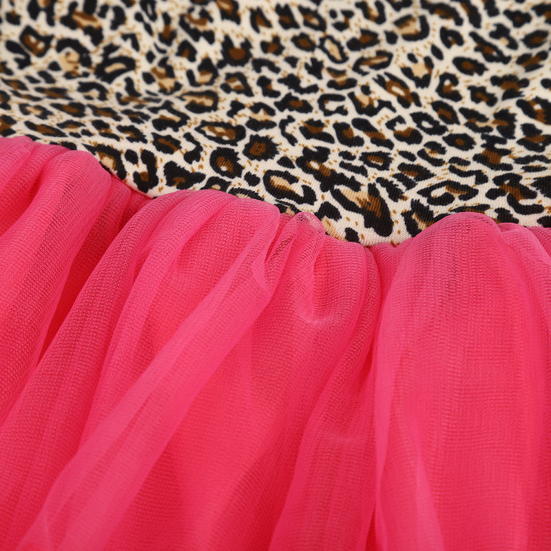 Leopard Hot Pink Dress