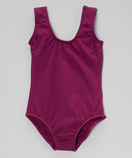 Purple Two Layer Tank Top Leotard