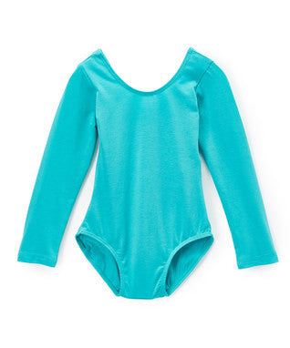 Green Long Sleeve  Leotard