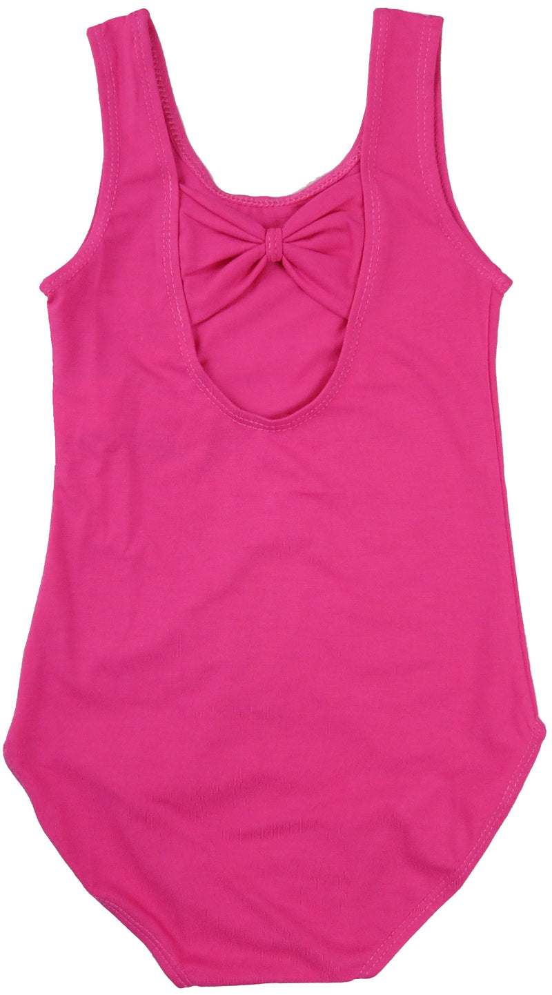 Hot Pink Bow Tank Top Leotard