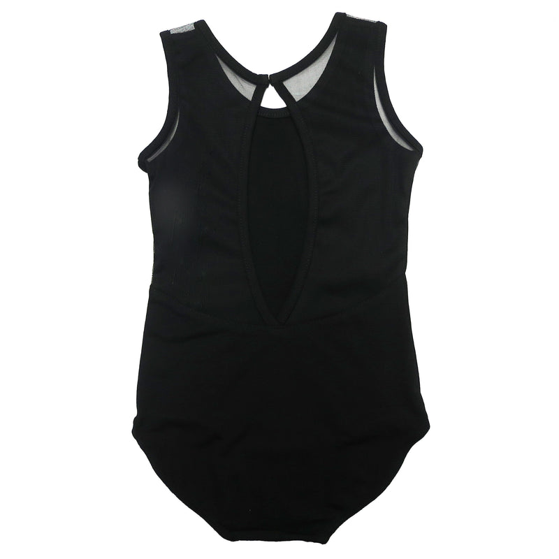 Black Ring Back Tank Top Leotard