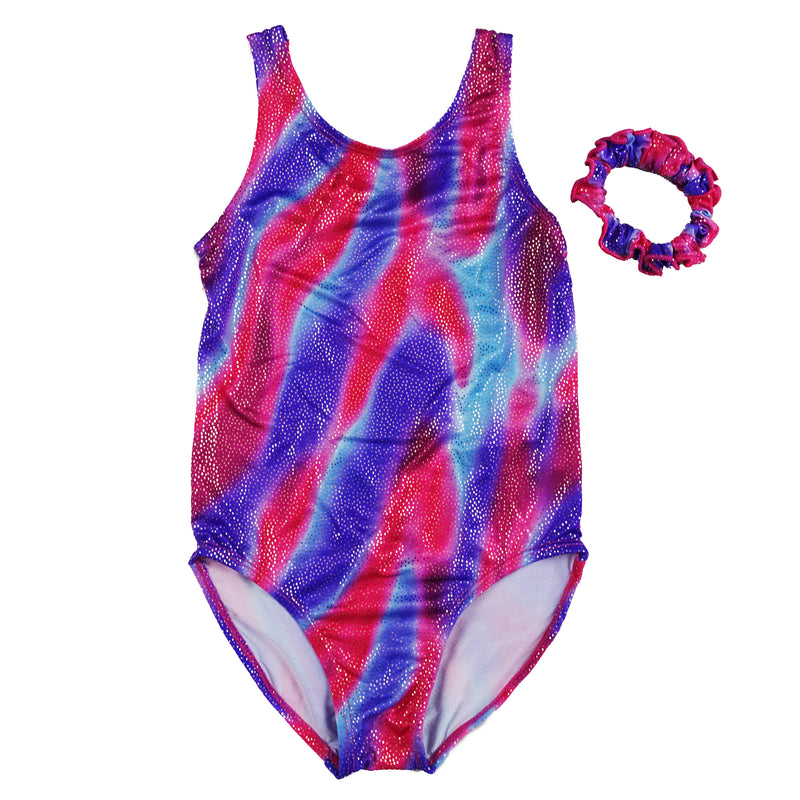 Kid'S Hot Pink Blue Leotard