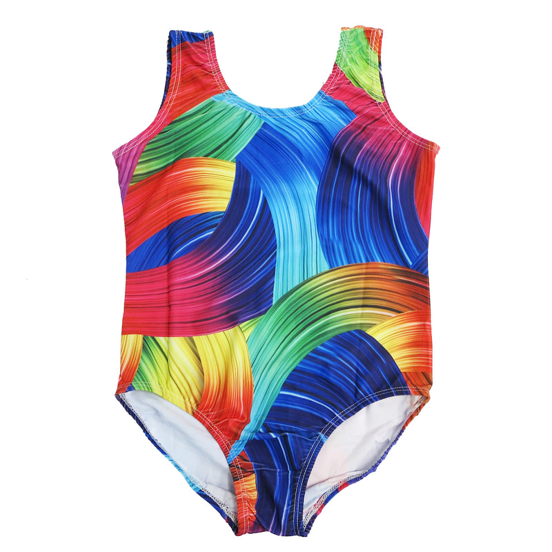 Rainbow Colorful Lycra Leotard