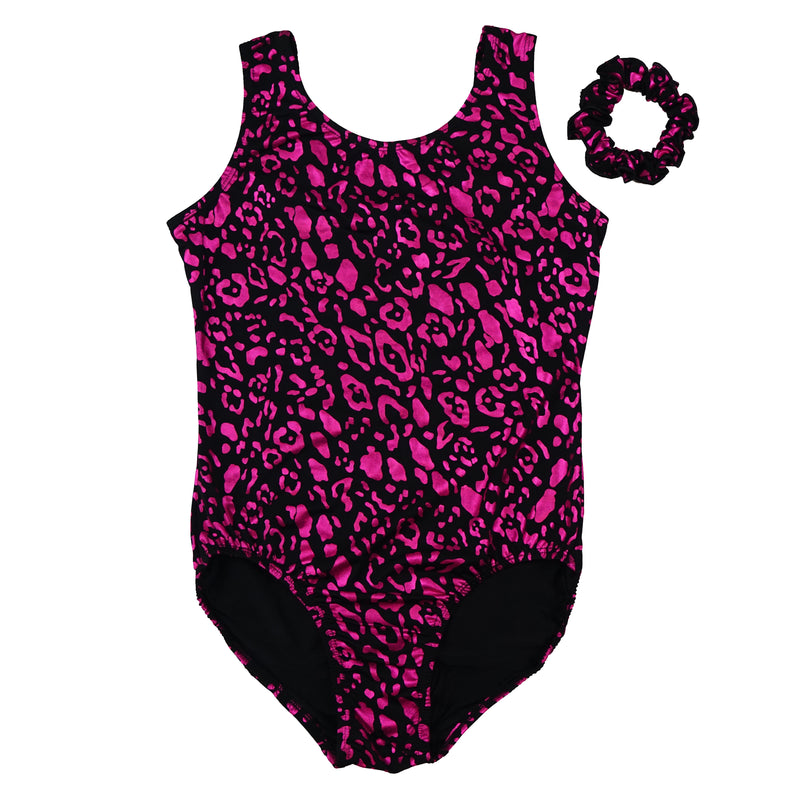 Adult Hot Pink Leopard Leotard