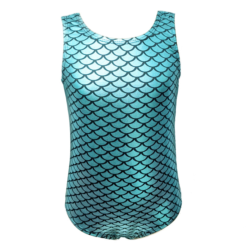 Blue Mermaid Tank  Leotard