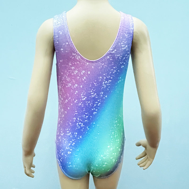 Kid's Rainbow Leotard With Hair Band