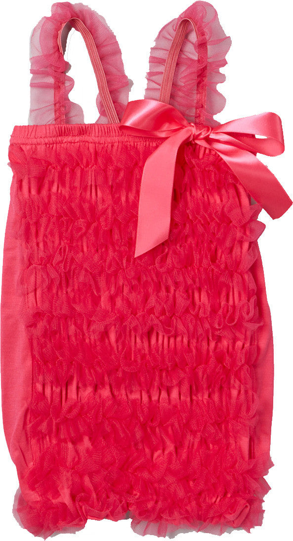 Cotton Hot Pink Ruffle Top