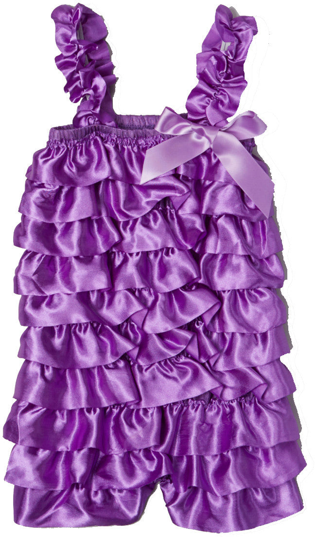 Light Purple Satin Romper