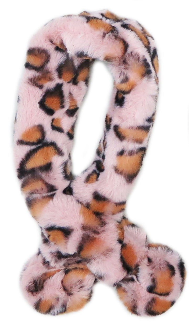 Leopard Plush Scarf