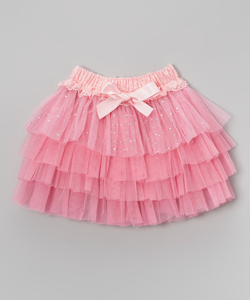 Pink 4 Layer Skirt