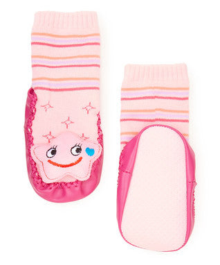 Pink Star Sound Sock Shoes