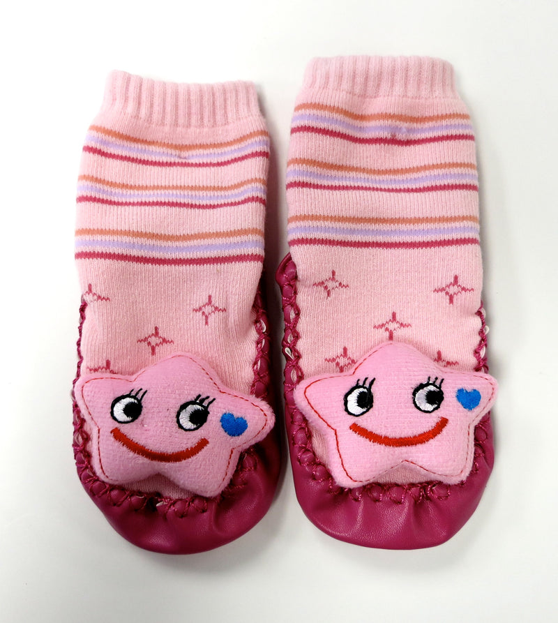 Pink Star Sound Sock Shoes
