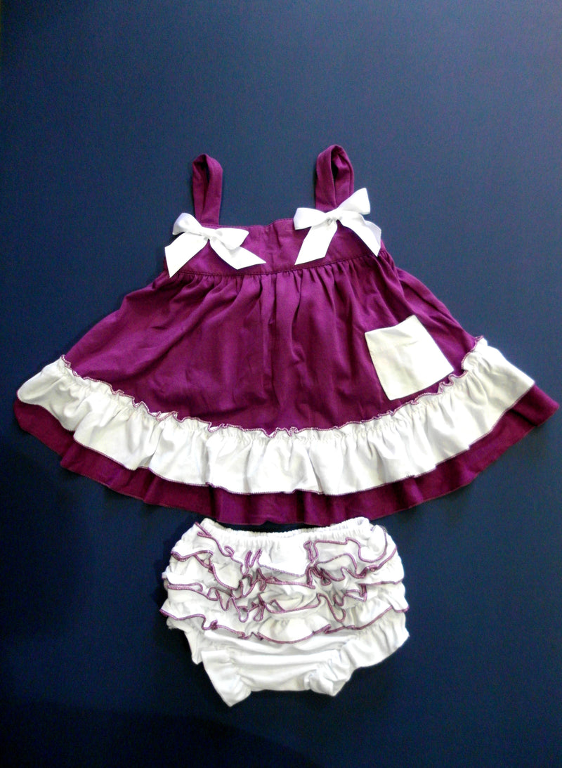 Purple White Swing Top Set