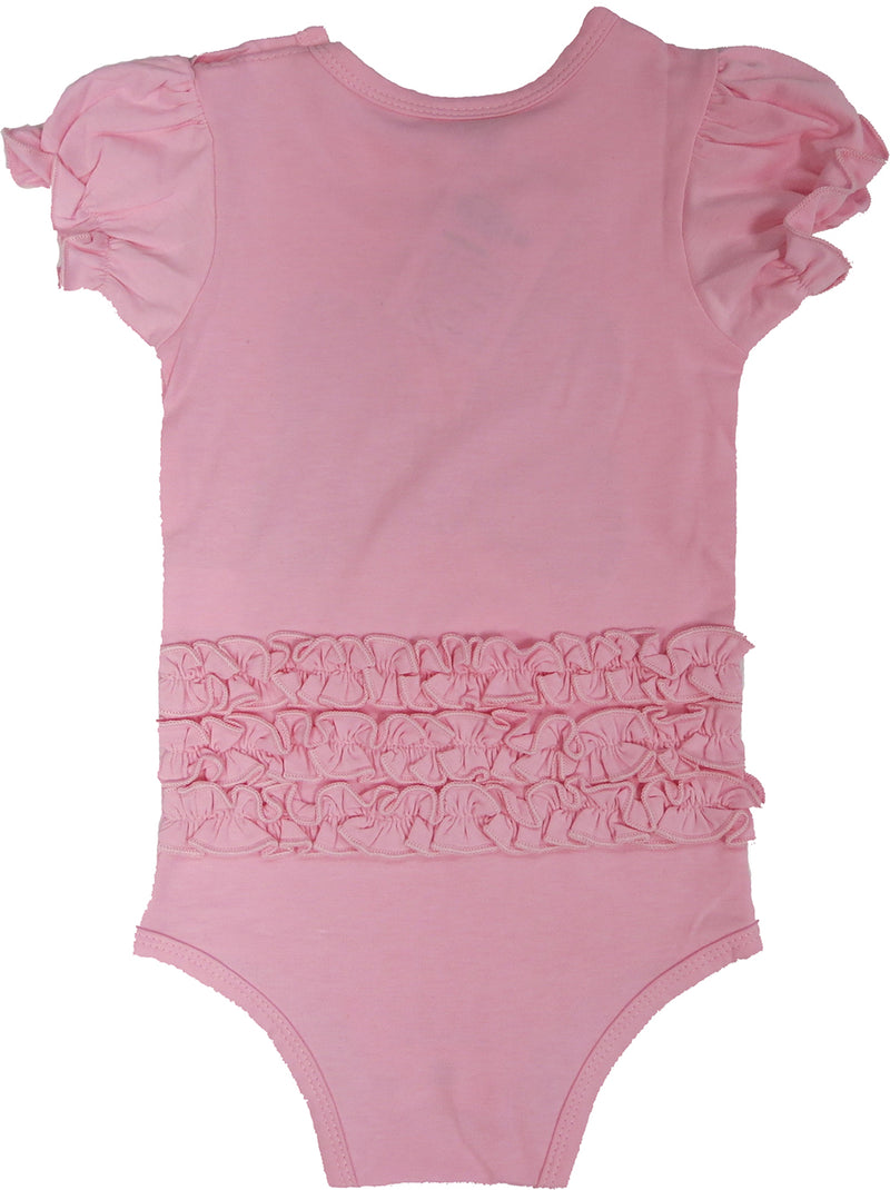 Pink Minnie Bow Ruffle Butt Bodysuit