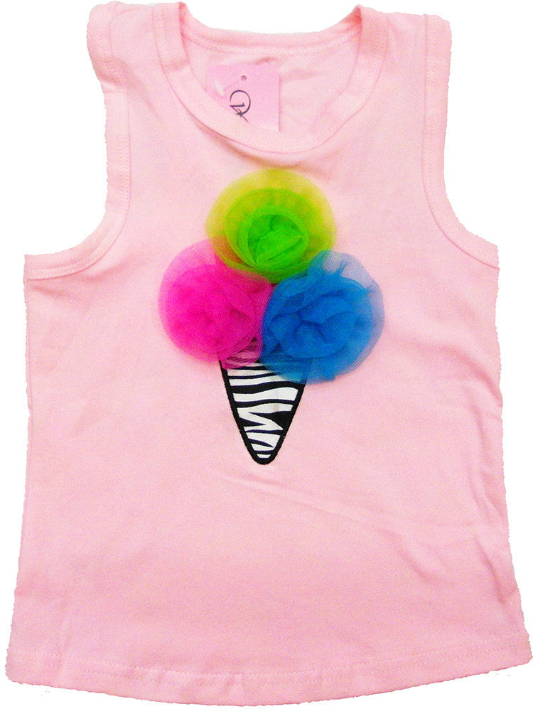 Pink Ice Cream Tank Top
