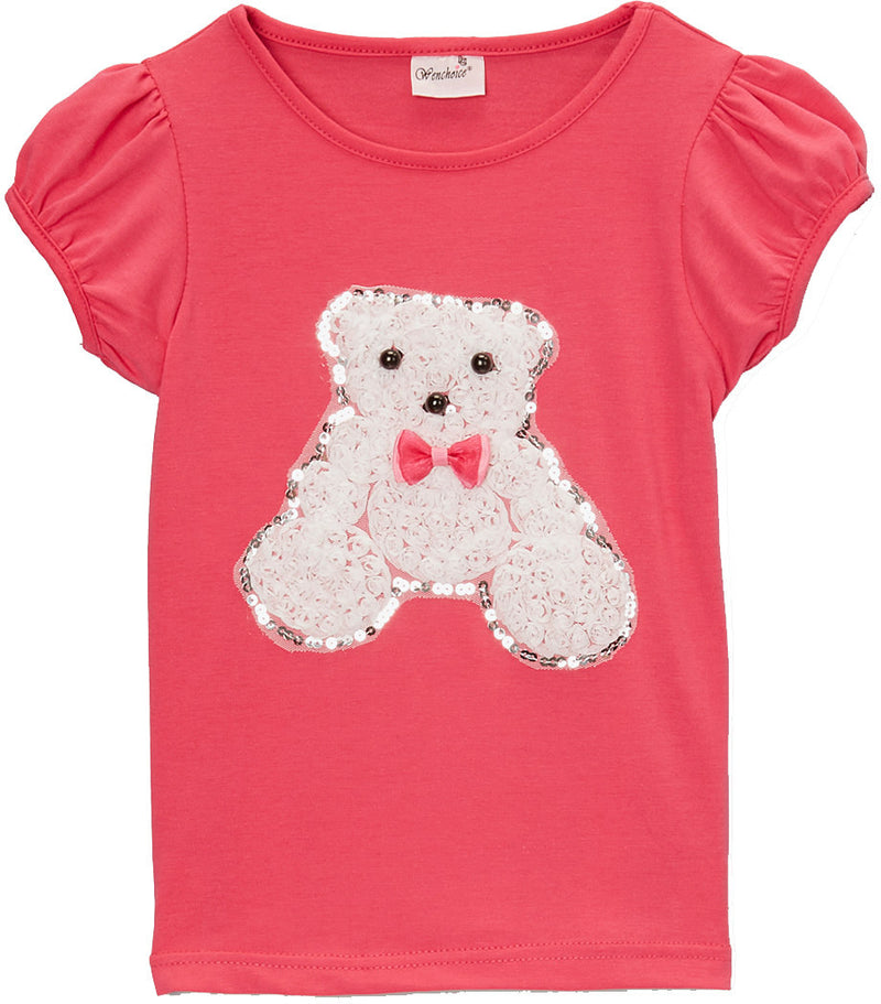 Hot Pink Teddy Bear T-Shirt