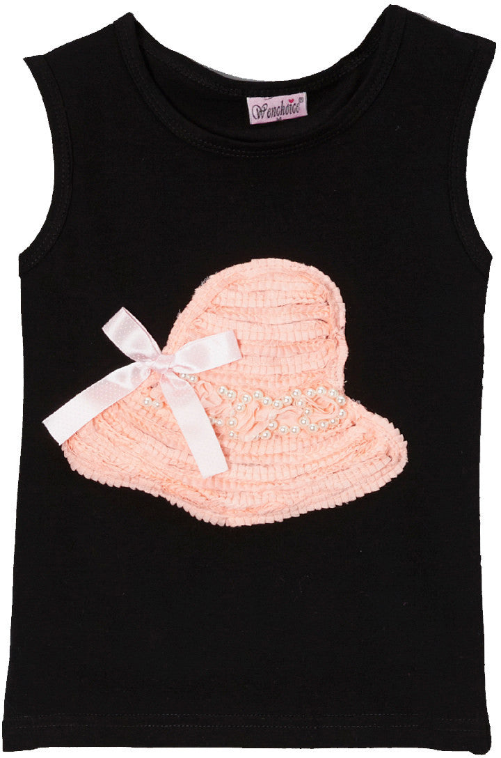 Black Hat Tank Top