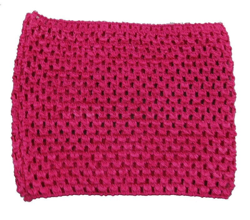 Hot Pink Elastic Crochet Baby Top