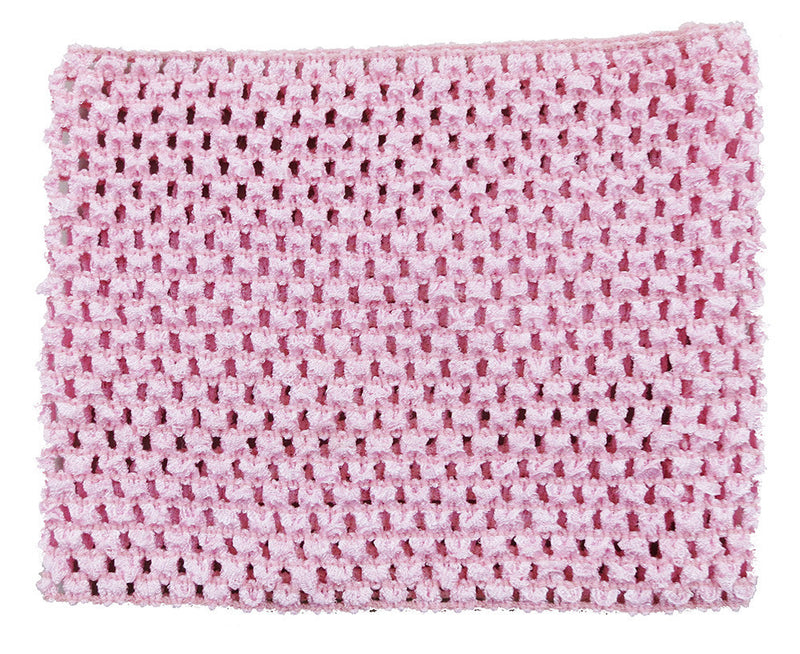 Pink Elastic Crochet Baby Top