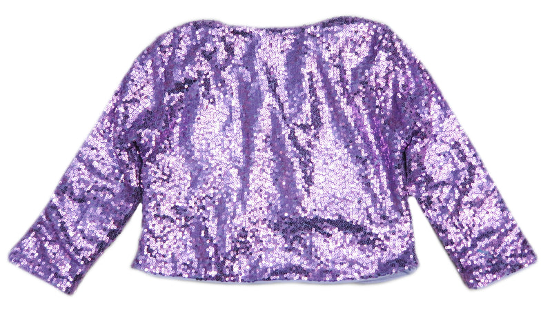 Lavender Sequins Wrap Top