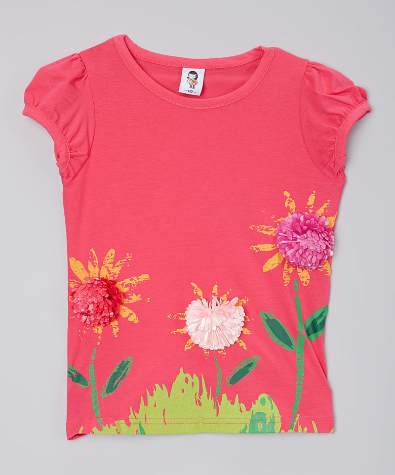 Hot Pink Daisy T-Shirt
