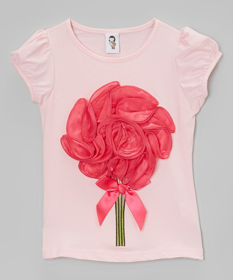 Pink Big Flower T-Shirt