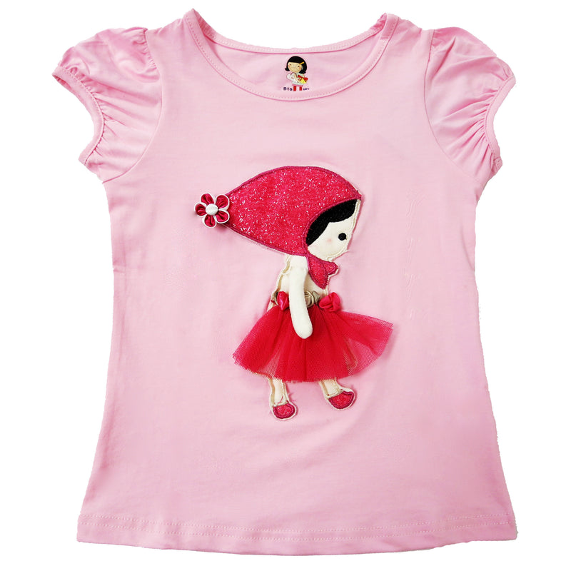 Pink Girl Short Sleeve Shirt