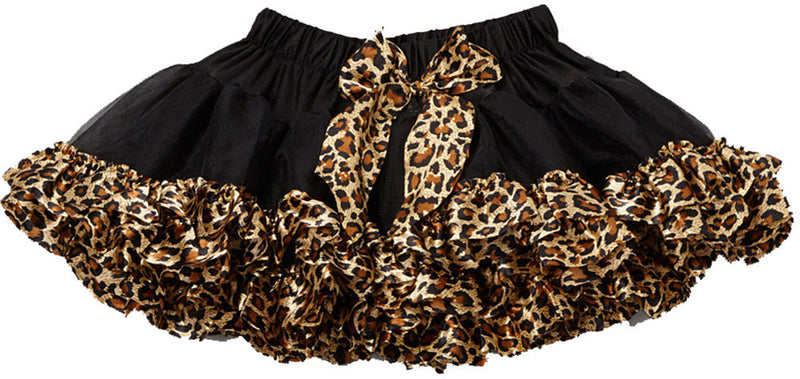 Black Tutu With Leopard Trim