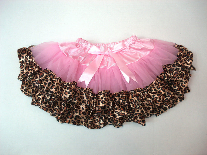 Pink Tutu With Leopard Trim