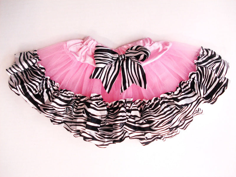 Pink Tutu With Zebra Trim