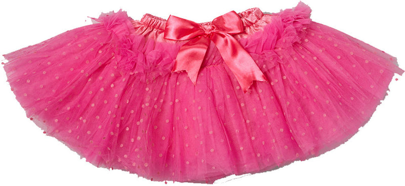 10 Layer Hot Pink Polka Dot Tutu