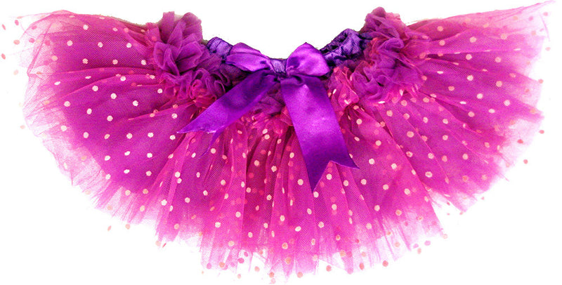 10 Layer Purple Dot Tutu