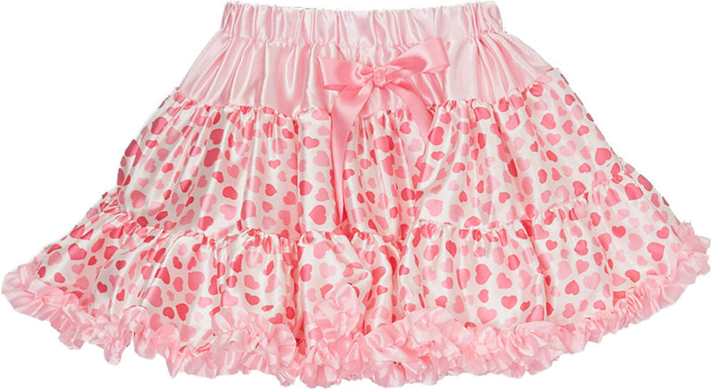 Hearts Pink Satin Tutu