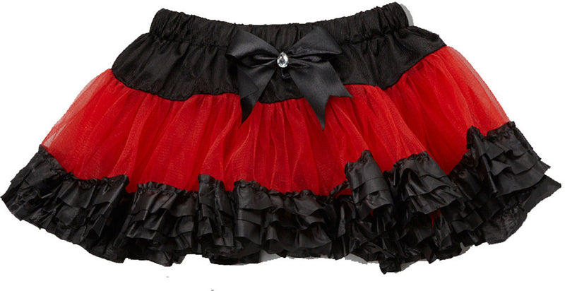 Red Tutu With 3 Black Trim