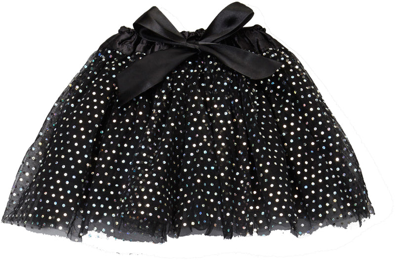 Black Sparkly Dot Tutu